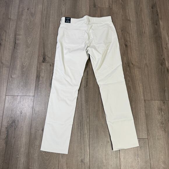 J.Crew Slim Fit Five Pocket Tech Pants 31x30 Stone Gray Sun Protection Stretch - Picture 5 of 8